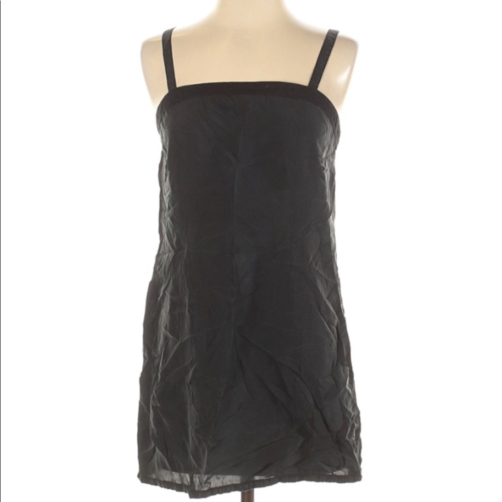 Eileen Fisher 100% Silk Lace Trimmed Cami Tunic